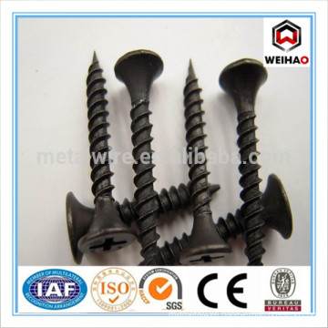 high quality black bugle head black zinc drywall screw price